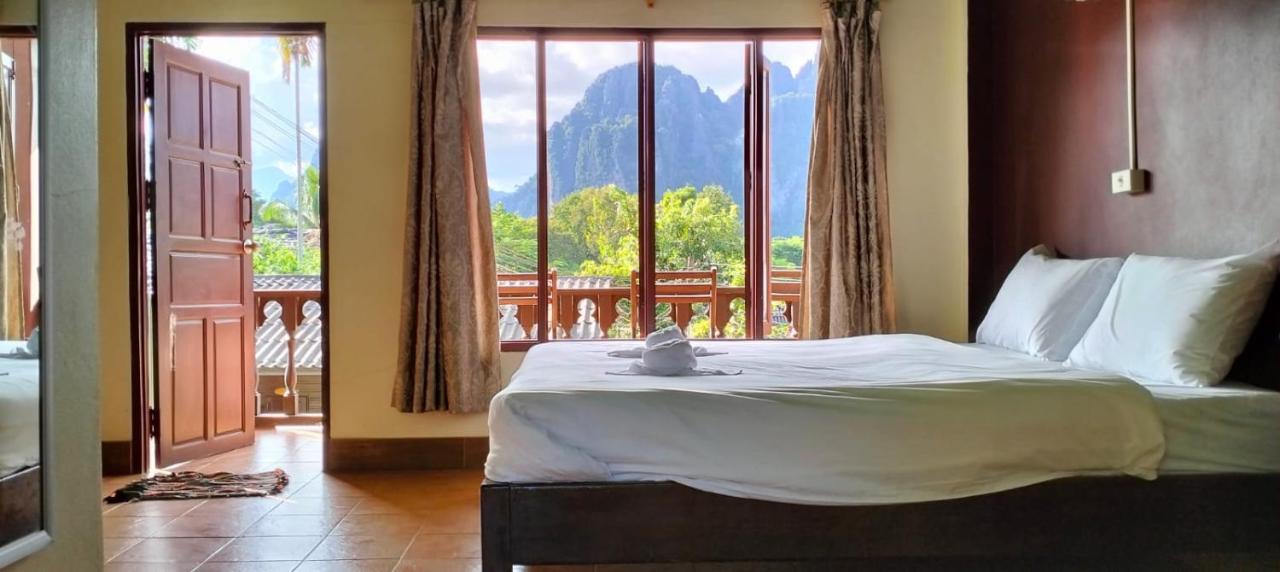 Bungalows Le Jardin Vangvieng Vang Vieng Ngoại thất bức ảnh