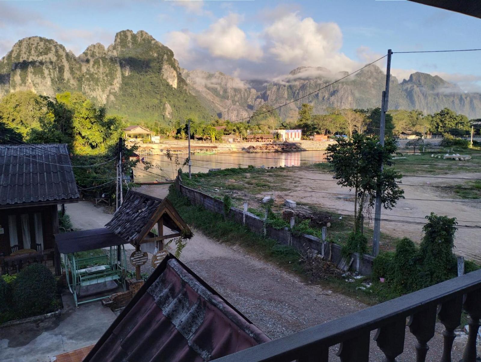 Bungalows Le Jardin Vangvieng Vang Vieng Ngoại thất bức ảnh
