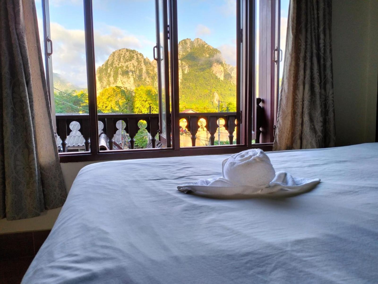 Bungalows Le Jardin Vangvieng Vang Vieng Ngoại thất bức ảnh