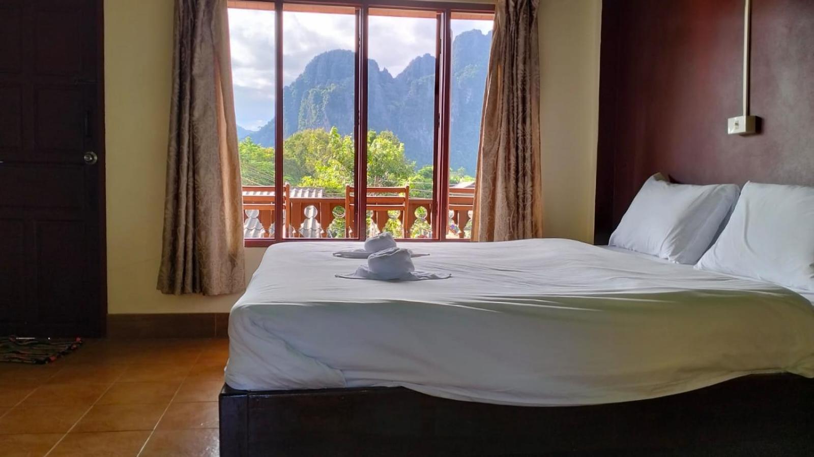 Bungalows Le Jardin Vangvieng Vang Vieng Ngoại thất bức ảnh